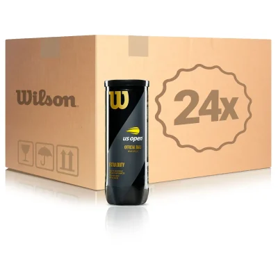 Caja de Pelotas Wilson Us Open 24 Tubos x3