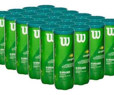 Caja de Pelotas Wilson Transicion Punto Verde 24 Tubos x3