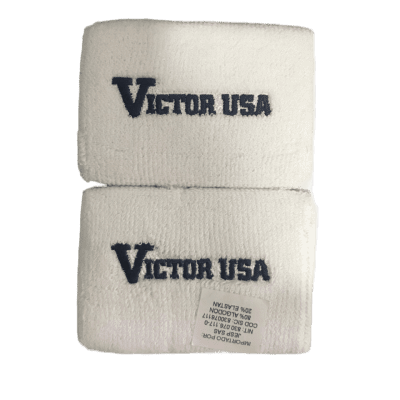 Muñequeras Victor USA Blancas