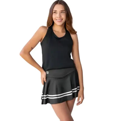 Blusa Luana Activa Negra Para Niña Con Protección UV