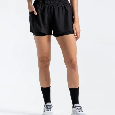 Short Racketball Running Dinamic Negro