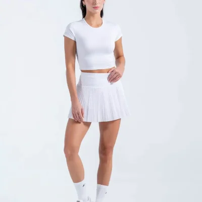 Falda Plisada Racketball Blanco