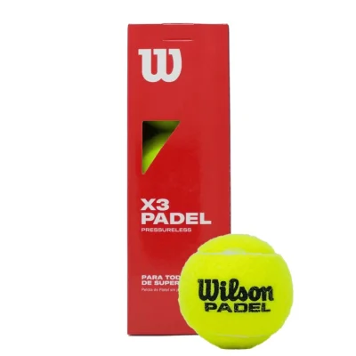 Pelotas de Padel Wilson Pressureless x3