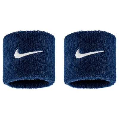 Muñequeras Nike Swoosh Classic Cortas x2 Azules