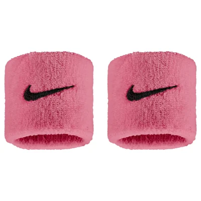 Muñequeras Nike Swoosh Classic Rosadas x2
