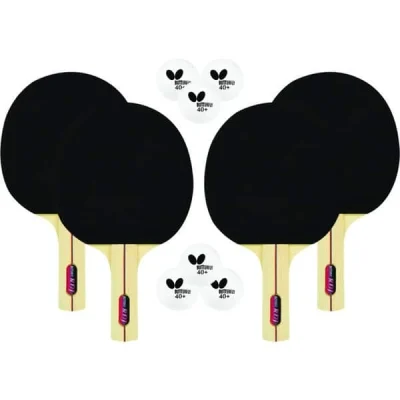 Raquetas Butterfly RDJ x4 Jugadores