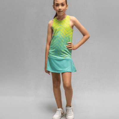 Vestido Deportivo Para Niña Aqua